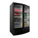 Imbera USA VRD21 HC BW 40" 2-Section Merchandiser Refrigerator w/ Glass Door, 21 cu. ft. 1 image