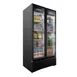 Imbera USA VRD26 HC BW 39" 2-Section Merchandiser Refrigerator w/ Glass Door, 26 cu. ft. 1 image