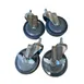 Atosa USA CSTEA-2-016 Caster Set, 5"H, 1-1/2" expanding stem caster kit 1 image