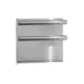 Imperial DHS-72 72" x 35" Stainless Steel Backguard Flue Riser with Double Solid Shelves 1 image