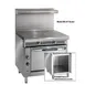 Imperial IHR-2FT-XB 36" Gas Heavy Duty Range w/ (2) French Tops, (1) Open Cabinet Base, 70.000 BTU 1 image