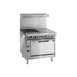 Imperial IHR-2HT-2-XB 36" Gas Heavy Duty Range w/ (2) Open Burners, (2) Hot Tops, (1) Open Cabinet Base, 130.000 BTU 1 image