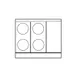 Imperial IHR-4-1HT-E-XB Spec Series Heavy Duty Range, Electric, 36" 1 image