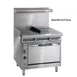 Imperial IHR-G18-1HT-C 36" Gas Heavy Duty Range w/ (1) 18" Griddle, (1) 18" Hot Top, (1) Convection, 115.000 BTU  1 image