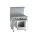 Imperial IHR-G36-XB 36" Gas Heavy Duty Range w/ 36" Full Griddle, (1) Open Cabinet Base, 90.000 BTU 1 image