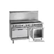 Imperial IR-10-SU-C-XB 60" Gas Restaurant Range, (10) Open Burners w/ 5 Step-Up, (1) Convection Oven, (1) Open Cabinet Base, 350.000 BTU 1 image