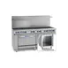 Imperial IR-12-C-XB 72" Gas Restaurant Range w/ (12) Open Burners, (1) Convection Oven, (1) Cabinet Base, 414.000 BTU, 1 image