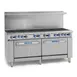 Imperial IR-12 72" Gas Restaurant Range w/ (12) Open Burners, (2) Standard Ovens, 454.000 BTU 1 image