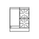 Imperial IR-2-G12-XB 24" Gas Restaurant Range, (1) Space Saver Oven, (2) Open Burners, (1) 12" Griddle 1 image