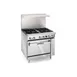 Imperial IR-4-S18 36" Gas Restaurant Range w/ (4) Wide Open Burners, (1) Standard Oven, 163.000 BTU 1 image