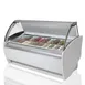 Infrico USA IDC-VAR18H 77" Gelato Dipping Cabinet w/ Curved Sneeze Guard 1 image