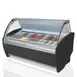 Infrico USA IDC-VAR18H 77" Gelato Dipping Cabinet w/ Curved Sneeze Guard 2 image