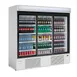Infrico USA IMD-ERC200 Bottle Cooler 71.7 cu ft 82"W×31"D×79"H 3 Sliding Doors 8‑Shelf LED 1 HP R290 1 image