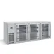 Infrico USA IMD-ERV84IIGD 85" Refrigerated Back Bar Cabinet w/ 19.85 Cu Ft, 3 Glass Doors 1 image