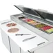 Infrico USA IRT-MR119EN 119" 4-Section Refrigerated Pizza Prep Table, (16) 1/3 GN pans, 37 cu. ft. 2 image