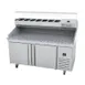 Infrico USA IRT-MR67-GTCOMBO 68" 2-Section Refrigerated Pizza Prep Table, 17.0 cu. ft. 1 image