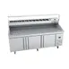 Infrico USA IRT-MR93-GTCOMBO 93" 3-Section Refrigerated Pizza Prep Table, 27 cu. ft. 1 image