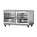 Infrico USA IUC-UC60RCR 60" 2-Doors Undercounter Refrigerator, Stainless Steel, Front Breathing, 17 cu. ft. 1 image