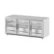 Infrico USA IUC-UC72RCR 72" 3-Door Undercounter Refrigerator, Stainless Steel, Front Breathing, 21 cu. ft. 1 image