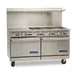 Imperial IR-6-G24-C 60" Gas Restaurant Range w/ (6) Open Burners, 24" Griddle, (1) Standard Oven, (1) Convection Oven, 297.000 BTU 1 image