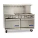 Imperial IR-6-G24 60" Gas Restaurant Range w/ (6) Open Burners, 24" Griddle, (2) Standard Ovens, 302.000 BTU 1 image