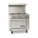 Imperial IR-6 36" Gas Restaurant Range w/ (6) Open Burners, (1) Standard Oven, 227.000 BTU 1 image