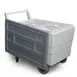 ITV EC-250 Plastic Ice Cart, 247 lb, Granite Gray 1 image