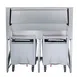 ITV Ice Makers SCD-900 60" Ice Storage Bin with Transport Cart, 911 lb 1 image