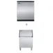 ITV Ice Makers SPIKA MS 700/S-400-22 Air Cooled Half Cube 668 lb Ice Machine with Bin, 399 lb 1 image