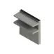 Jade DS-54 54" x 36" Stainless Steel Titan Backguard Flue Riser with Double Solid Shelves 1 image