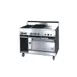 Jade JBR-2-24G-36C 36" Gas Restaurant Range w/ (2) Open Burners, 24" Griddle, (1) Convection Oven, 133.000 BTU 1 image