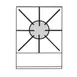 Jade JHP-112 12" Countertop Gas Hotplate with (1) Burner, Manual Controls, 27.500 BTU 2 image