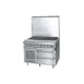 Jade JMRH-72B 72" Gas Heavy Duty Range w/ 72" Full Charbroiler, Modular & Open Legs Base, 180.000 BTU 1 image
