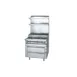 Jade JMRHE-4-4 48" Gas Heavy Duty Range, (8) Open Burners w/ (4) Step-Up, Modular & Open Legs Base, 240.000 BTU 1 image