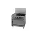 Jade JTRH-12G-4 36" Gas Heavy Duty Range w/ (4) Open Burners, 12" Griddle, (1) Cabinet Base, 175.000 BTU 1 image