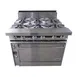 Jade JTRH-6-36C 36" Gas Heavy Duty Range w/ (6) Open Burners, Convection Oven, 240.000 BTU 1 image