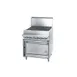 Jade JTRH-72B 72" Gas  Heavy Duty Range w/ 72" Full Charbroiler, Cabinet Base, 180.000 BTU 1 image