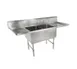 John Boos 2B16204-2D18-X 71" Two Compartment Sink, 16"W x 20"L Bowl With 2 Drainboards 1 image