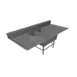 John Boos 2PB14314-2D18 67" Two Compartment Sink, 14"W x 31"L Bowl With 2 Drainboards 1 image