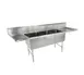 John Boos 3B18244-2D18-X 93" Three Compartment Sink, 18"W x 24"L Bowl With 2 Drainboards 1 image