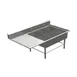 John Boos 3PB1431-1D18L 64" Three Compartment Sink, 14"W x 31"L Bowl With Left-Hand Drainboard 1 image