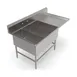 John Boos 3PB1431-1D30R 76" Three Compartment Sink, 14"W x 31"L Bowl With Right-Hand Drainboard 1 image