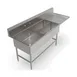 John Boos 3PBPS32244-1D24R 84" Three Compartment Sink, 24"W x 24"L Bowl With Right-Hand Drainboard 1 image