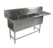 John Boos 43PB20-1D24R 88" Three Compartment Sink, 20"W x 20"L Bowl With Right-Hand Drainboard 1 image