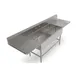 John Boos 43PBPS32244-2D30 119" Three Compartment Sink, 24"W x 24"L Bowl With 2 Drainboards 1 image