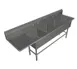 John Boos 44PB1620-1D18L 86" Four Compartment Sink, 16"W x 20"L Bowl w/Left-Hand Drainboard 1 image