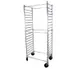 John Boos ABPR-1820-3KDS 20 Pan Mobile Side Load Bun / Sheet Pan Rack w/ 3" Bottom Load Slides 1 image