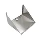 John Boos BMS2024 24" x 20" Stainless Steel Wall-Mounted Microwave Shelf, 16 Gauge, Type 300 1 image