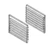 John Boos BUNPR Bun Pan Rack, Holds (8) 18" X 26" Pans, Slides On 3" Centers 1 image