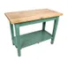 John Boos C6030-2S Classic Country Work Table, 60"W X 30"D X 35"H Overall Size 1 image